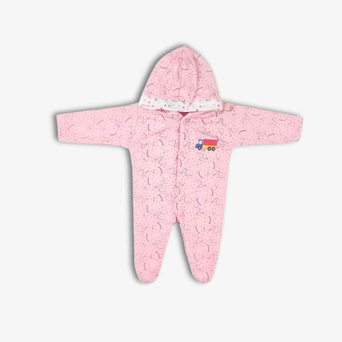 Romper Suit Daily Wear - Hooded