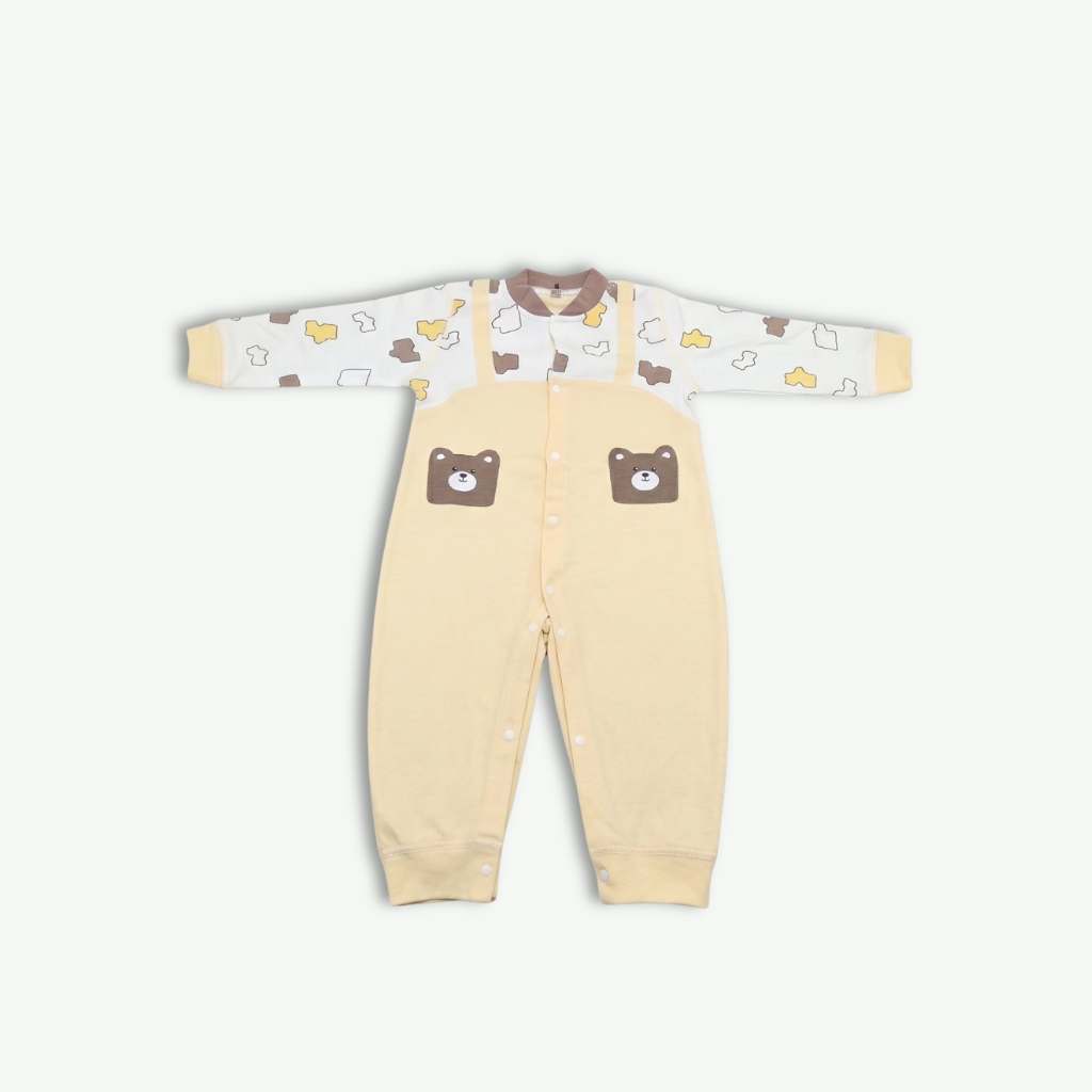 Romper Suit - Premium Yellow with Strapped Style