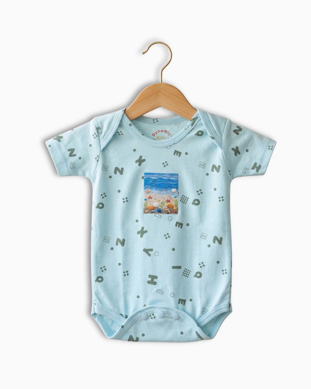 Alphabet Print Theme Baby Bodysuit