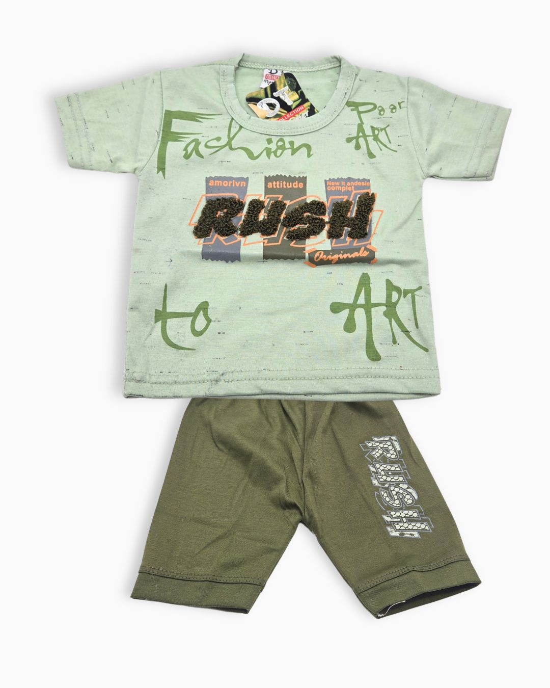 Boys Rush Street-Art 2Pcs Set-Green