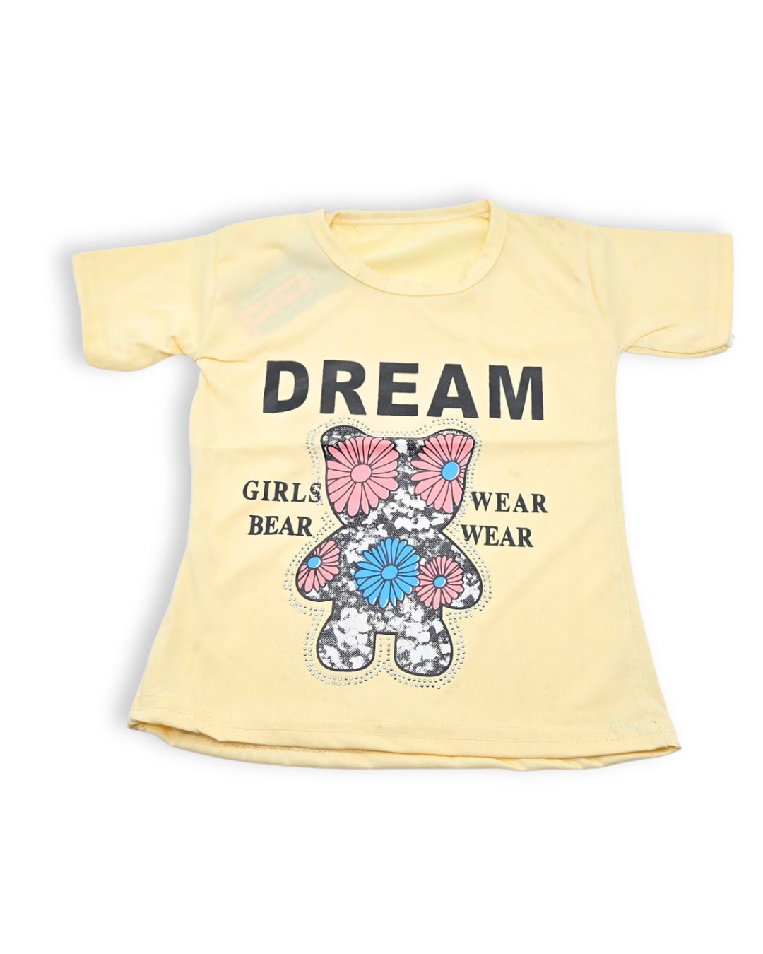 Girls Dreamy Bear Two Piece Outfit - Red