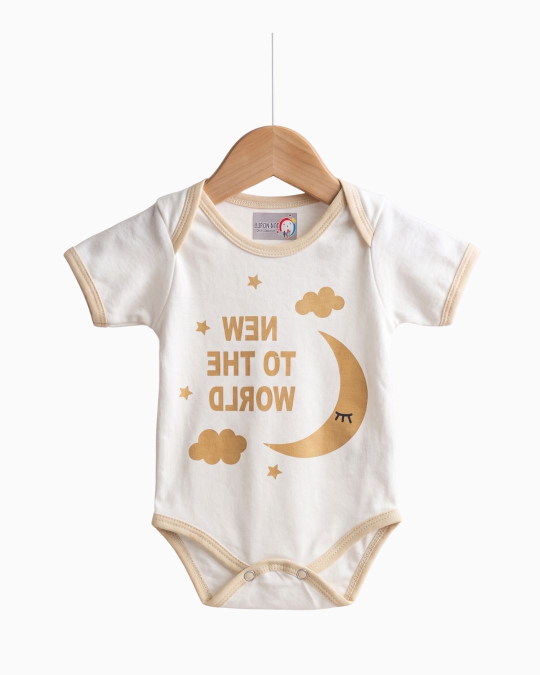 Dreamy Arrival Short Sleeve Cotton Bodysuit