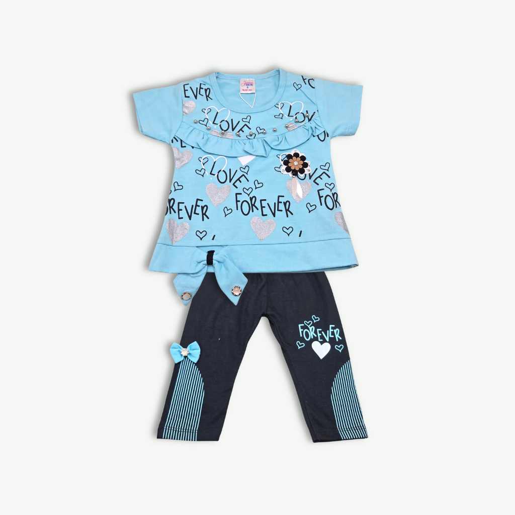 Forever Love Two Piece Set - Blue