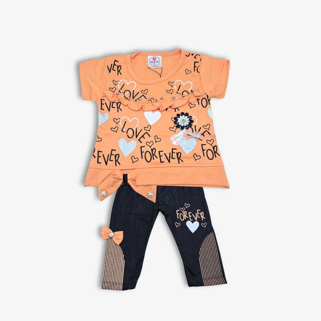 Forever Love Two Piece Set - Orange