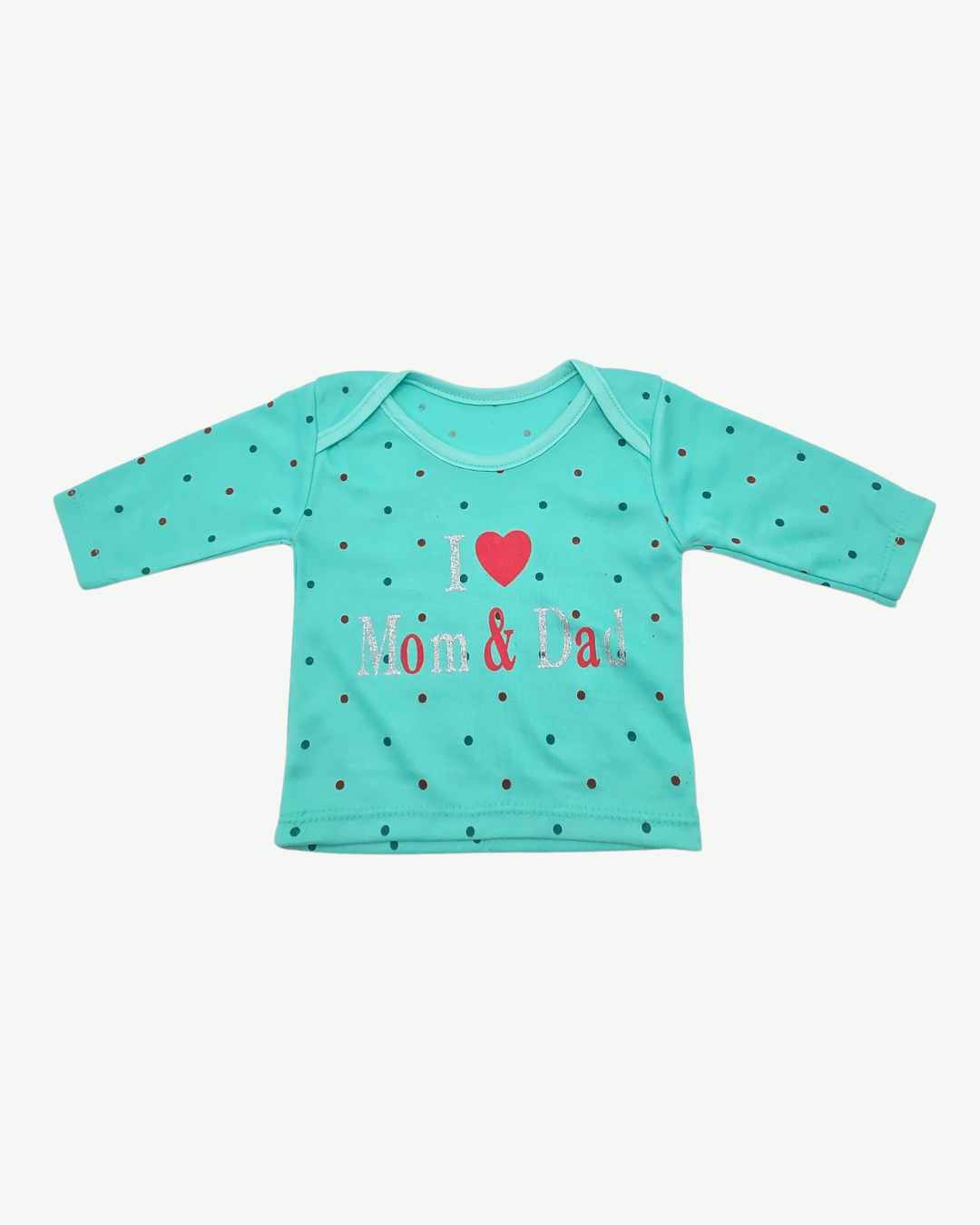 I Love Mom & Dad Newborn Baby Set-Green