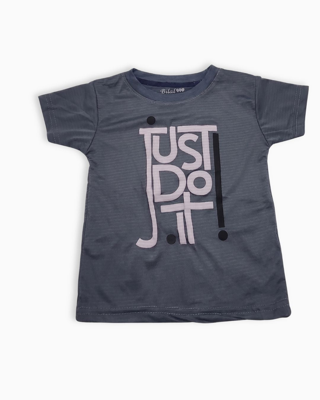 Kids Typography 2-Piece Casual Activewear Suit-Green