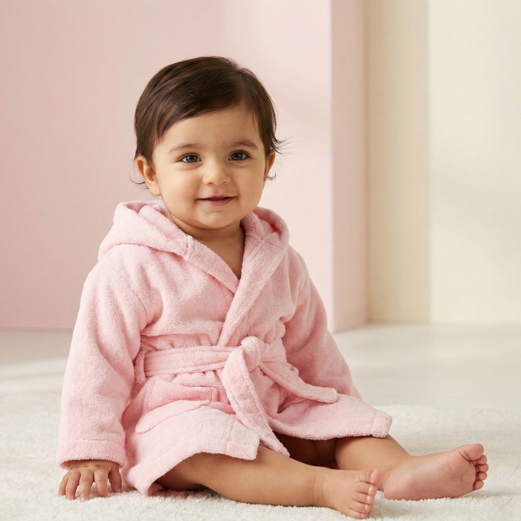 Luxury Baby Bathrobe - Hooded
