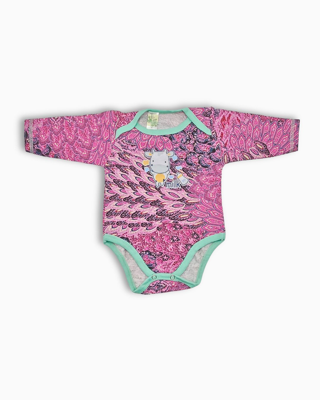 Milk & Fun Printed Long Sleeve Bodysuit