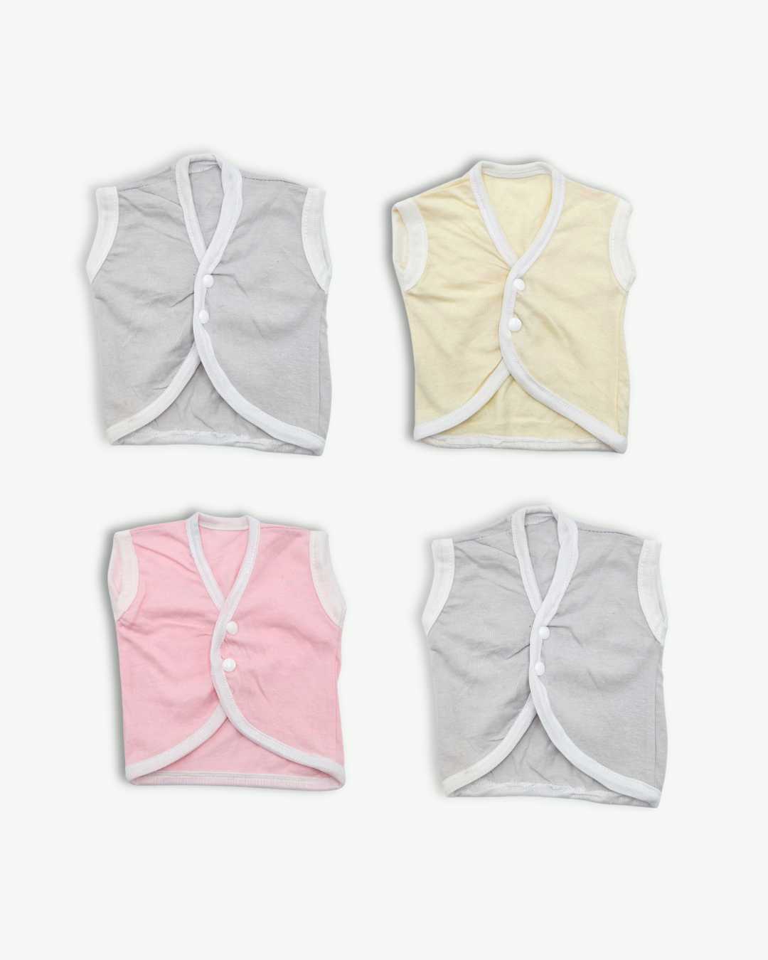 New Born Baby Vest (Pack of 4)