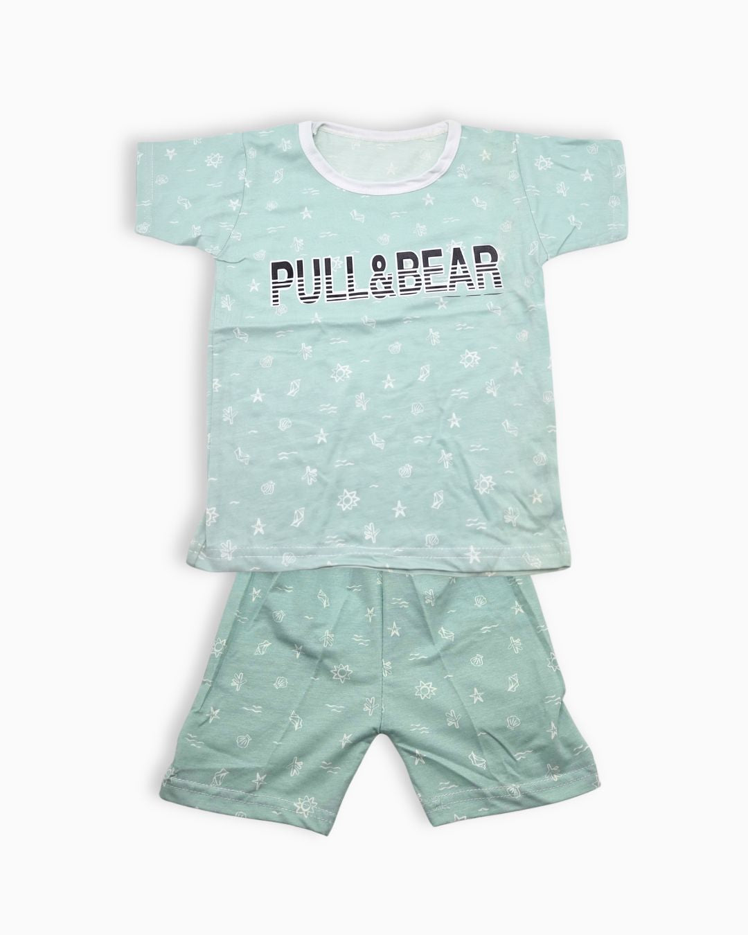 Ocean Print Kids Summer Suit 2Pcs Set