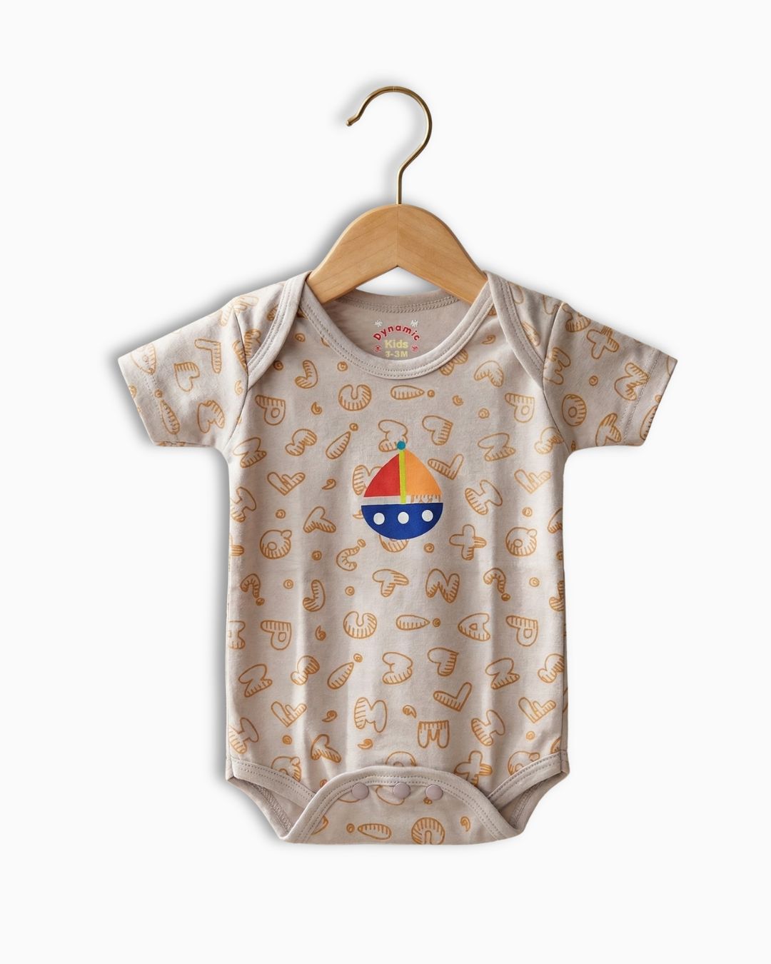 Playful Alphabets Theme Baby Bodysuit