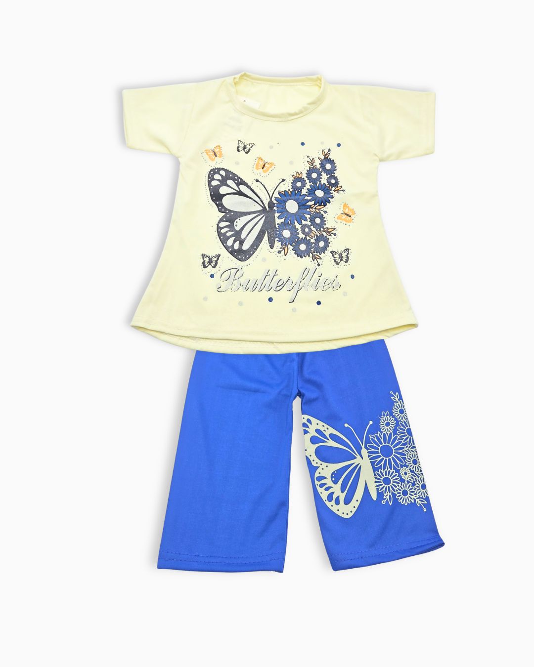 Girls Bloom Butterfly Outfit - Blue