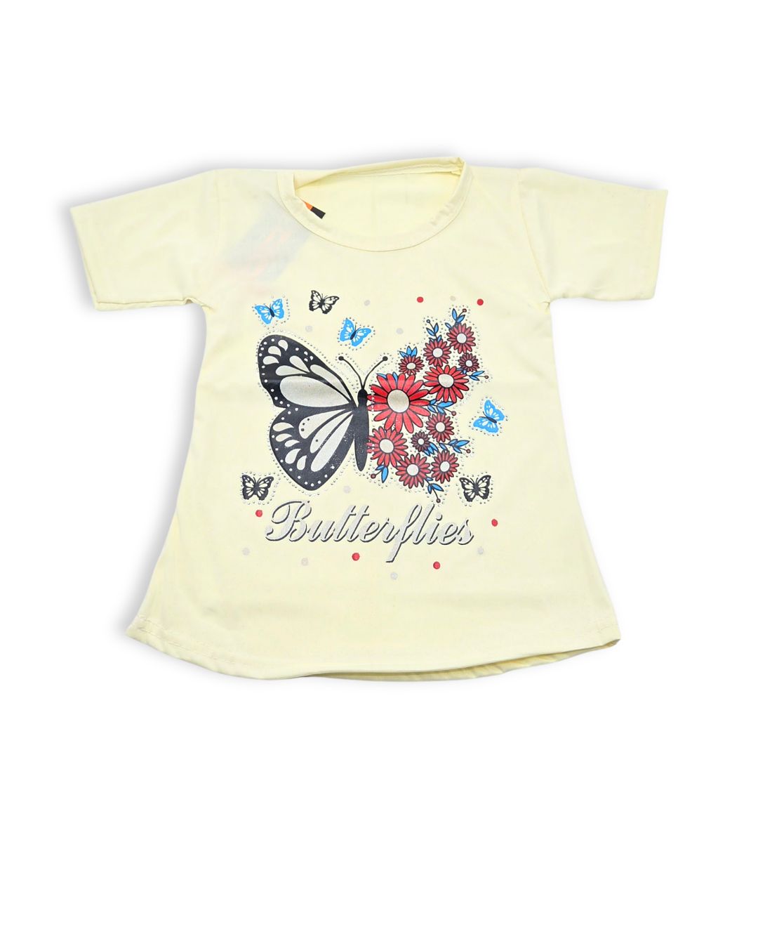 Girls Bloom Butterfly Outfit-Red