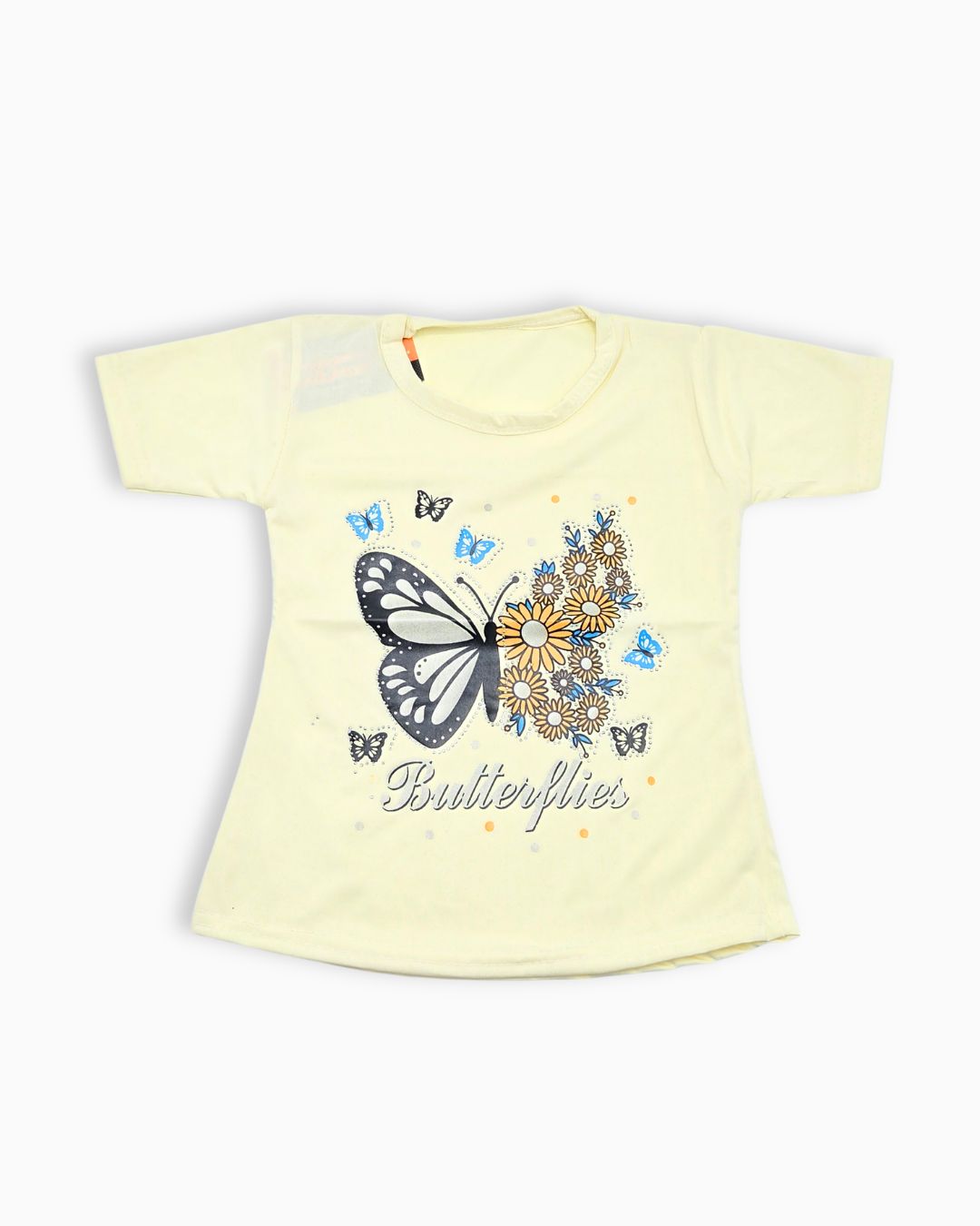 Girls Bloom Butterfly Outfit-Yellow