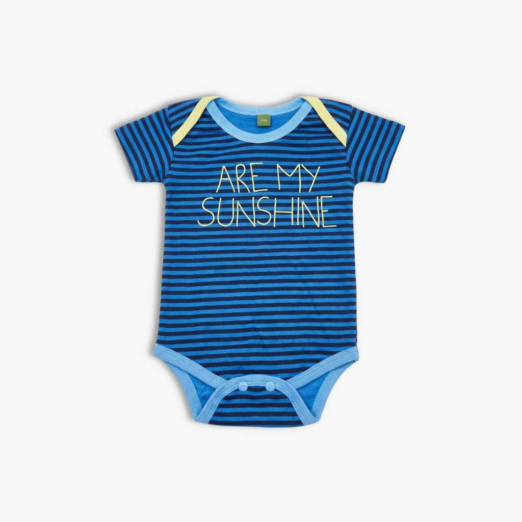 Sunshine Stripes Baby Onesie