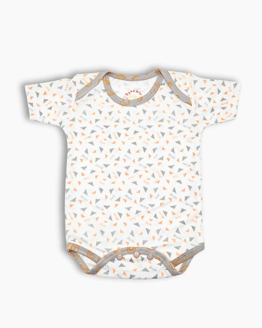 Triangle Print Baby Bodysuit