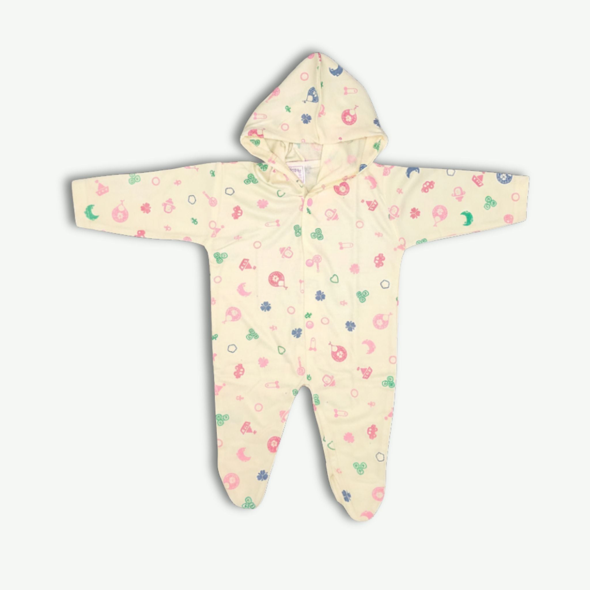 Romper Suit Daily Wear - Hooded