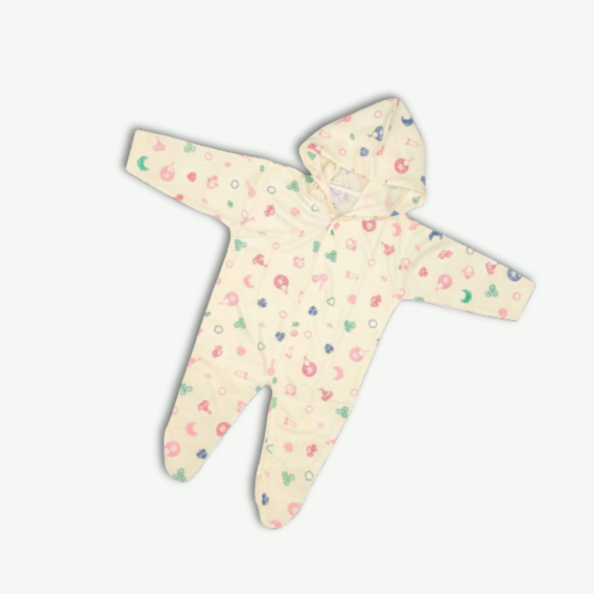 Romper Suit Daily Wear - Hooded