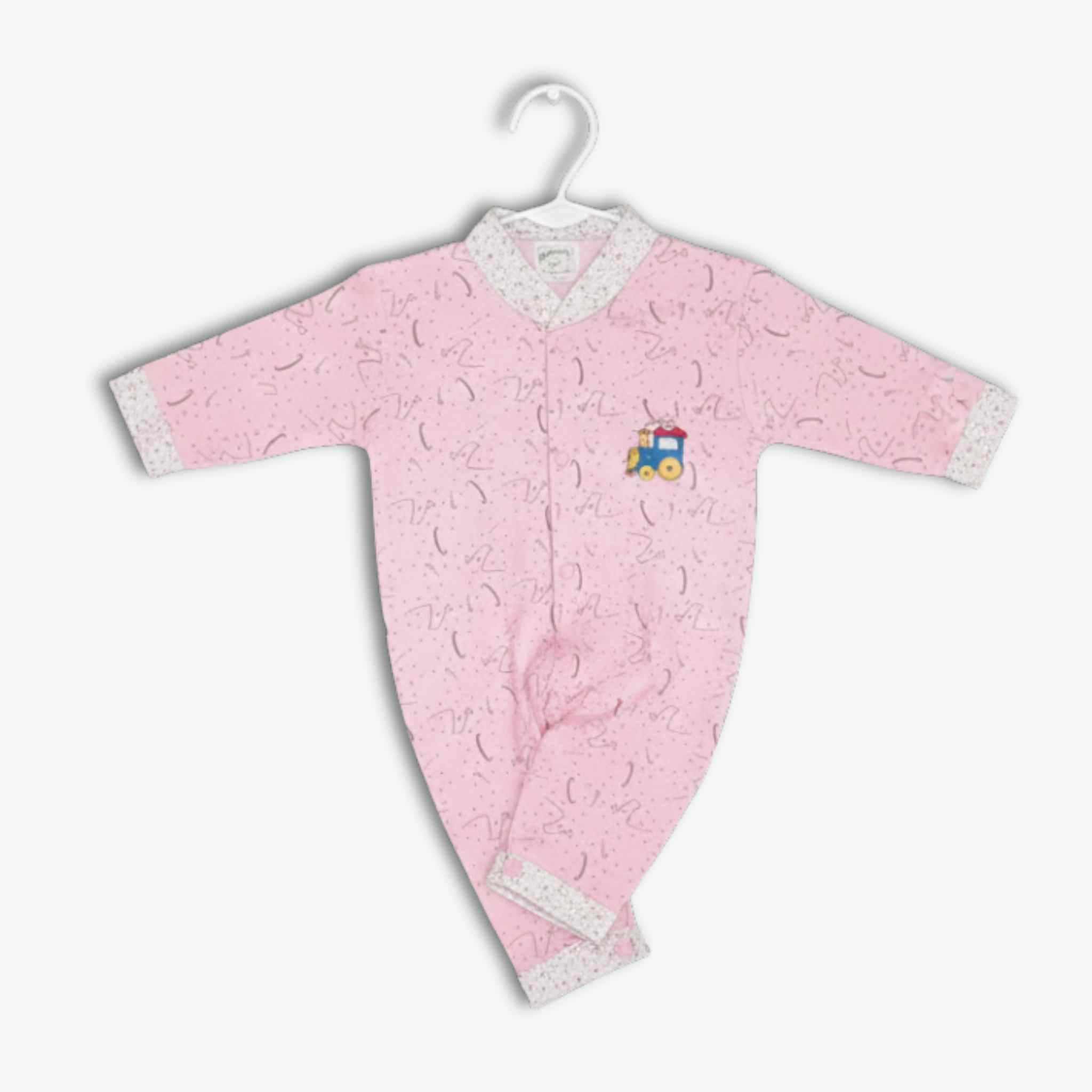 Romper Suit Daily Wear - Footless - Pink