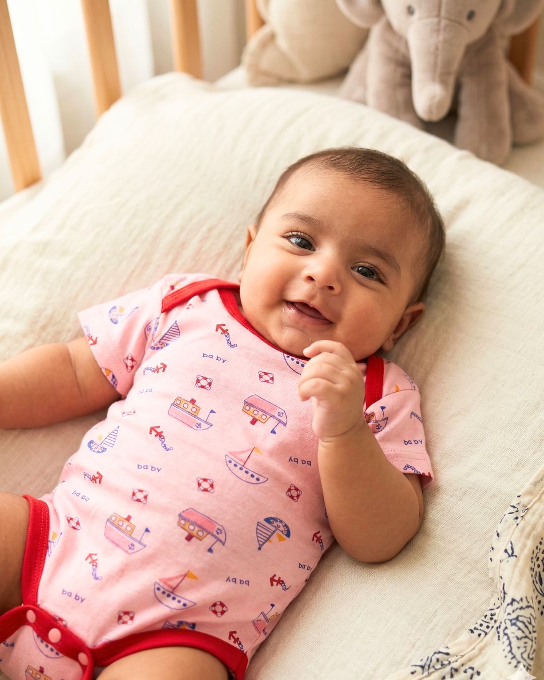 Boat Theme Baby Onesies