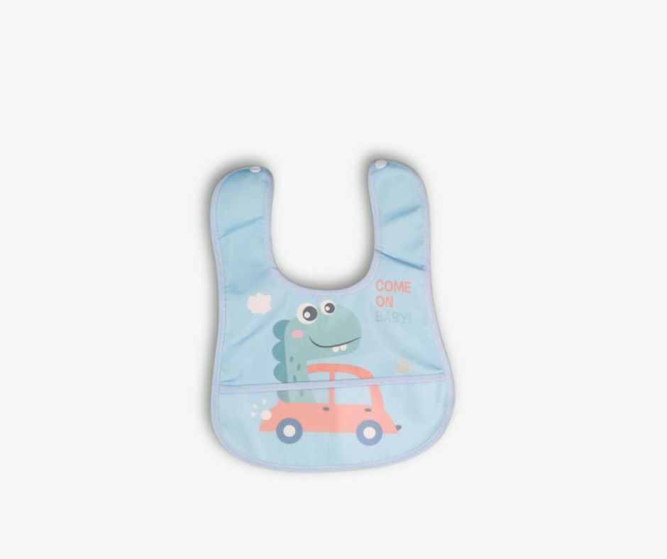 Baby Plastic Bib with Pocket