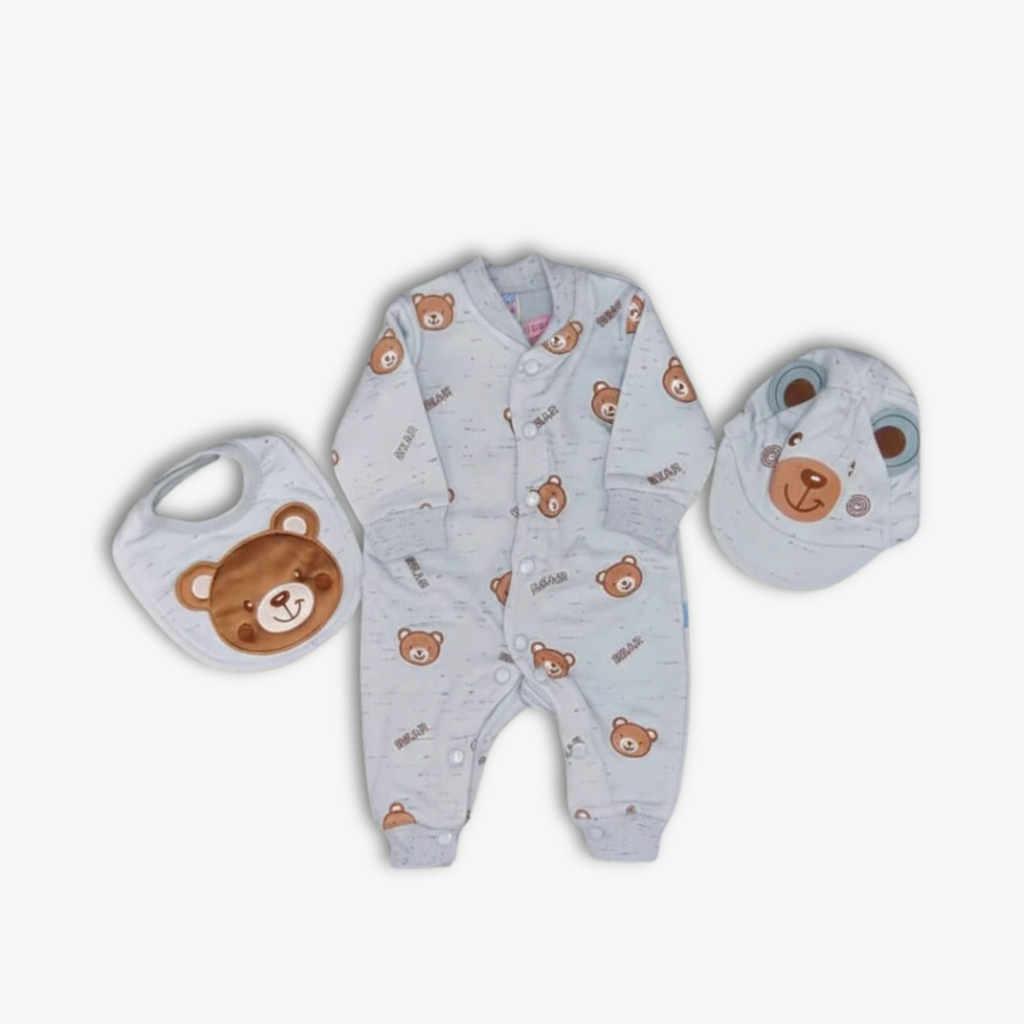 Romper Suit Winter Set - 3pcs