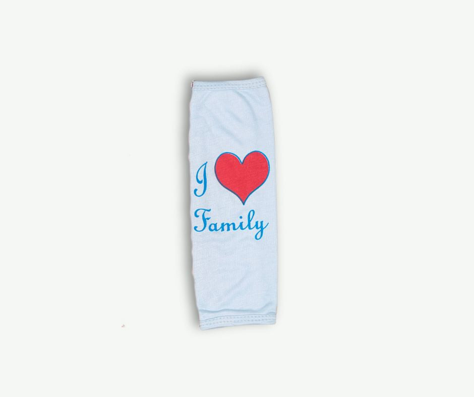 Baby Soft-Handkerchief ( I Love Family) (Pack of 3)