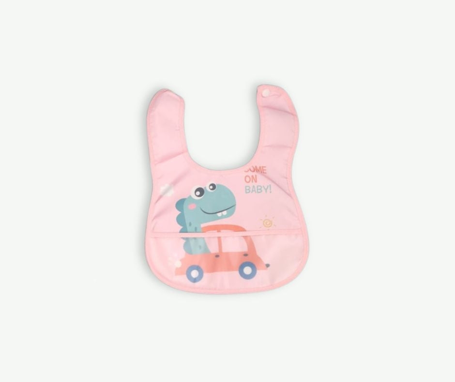 Baby Plastic Bib with Pocket