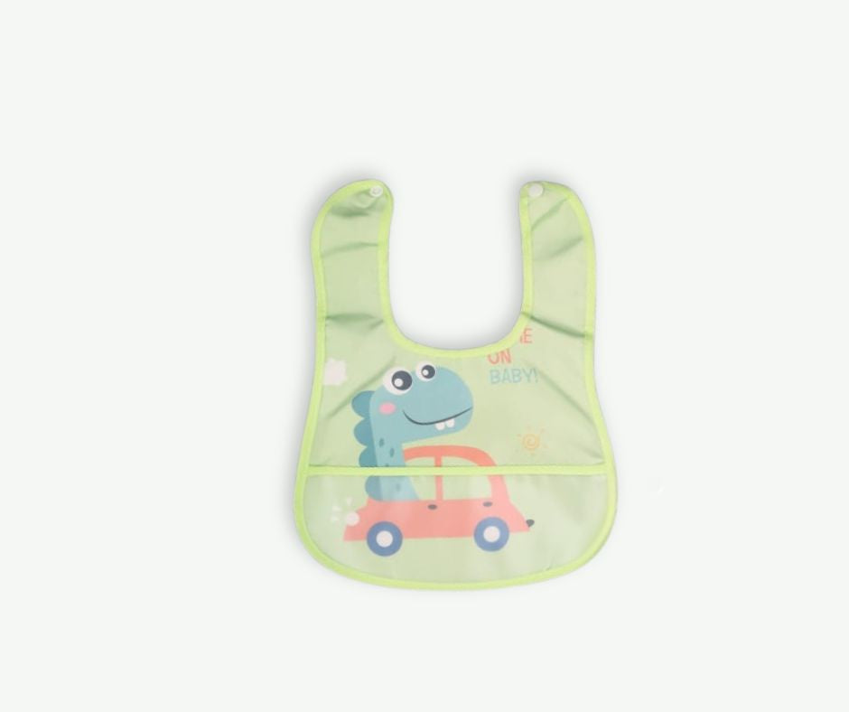 Baby Plastic Bib with Pocket