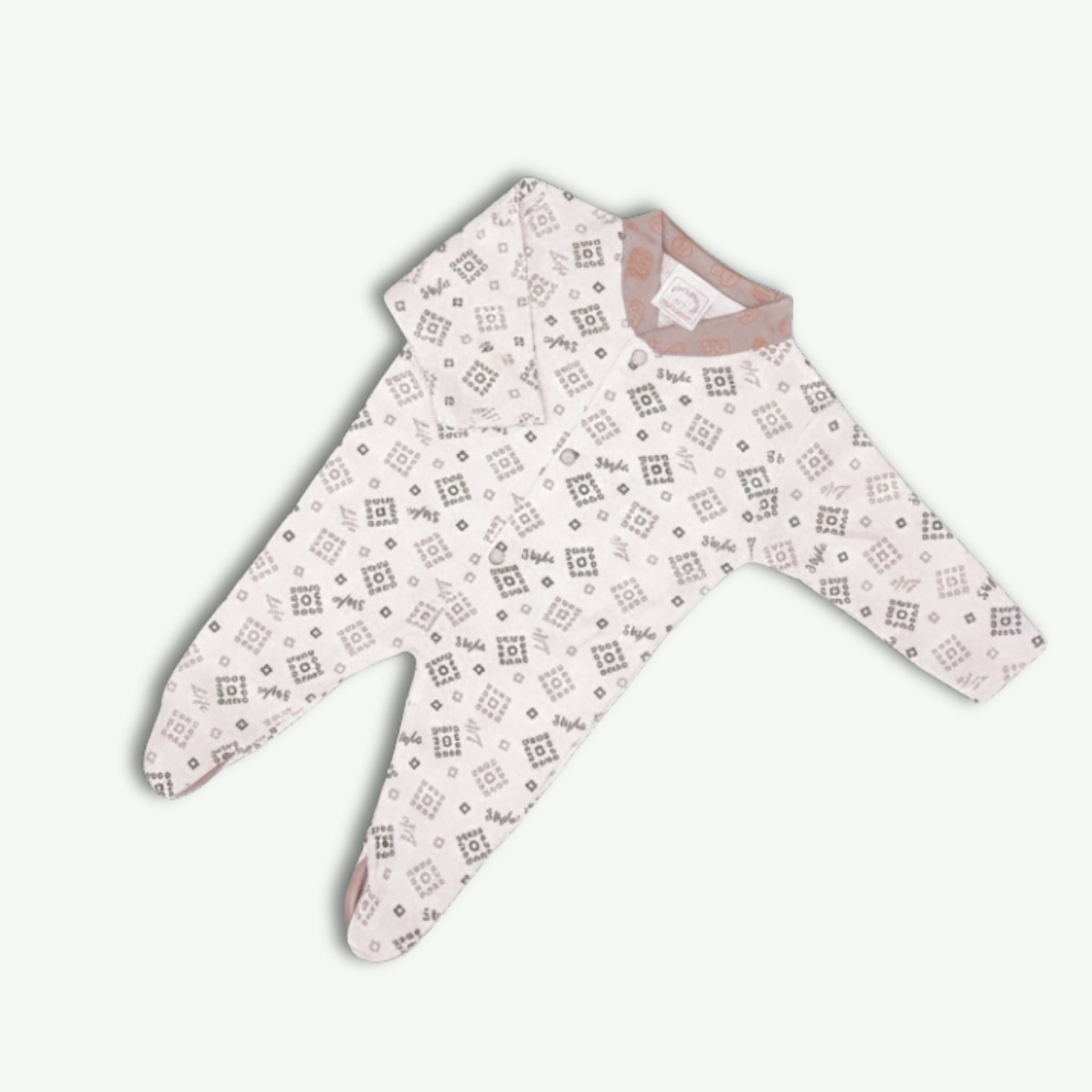 Romper Suit Daily Wear with Foot - Newborn (0-3 months)