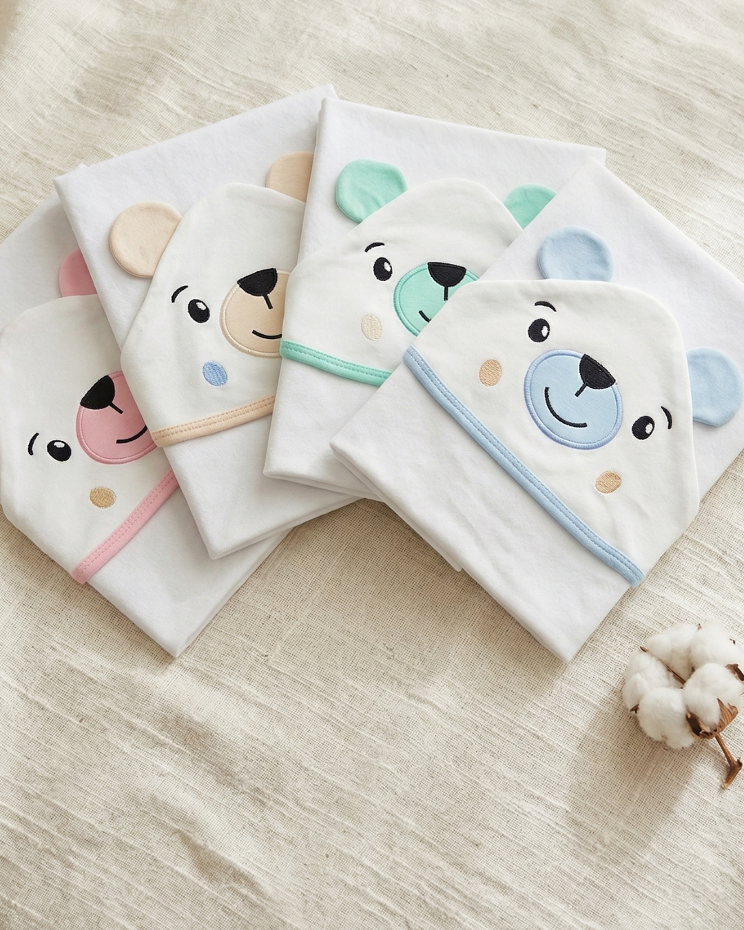 Baby Bear Hooded Wraping Sheet