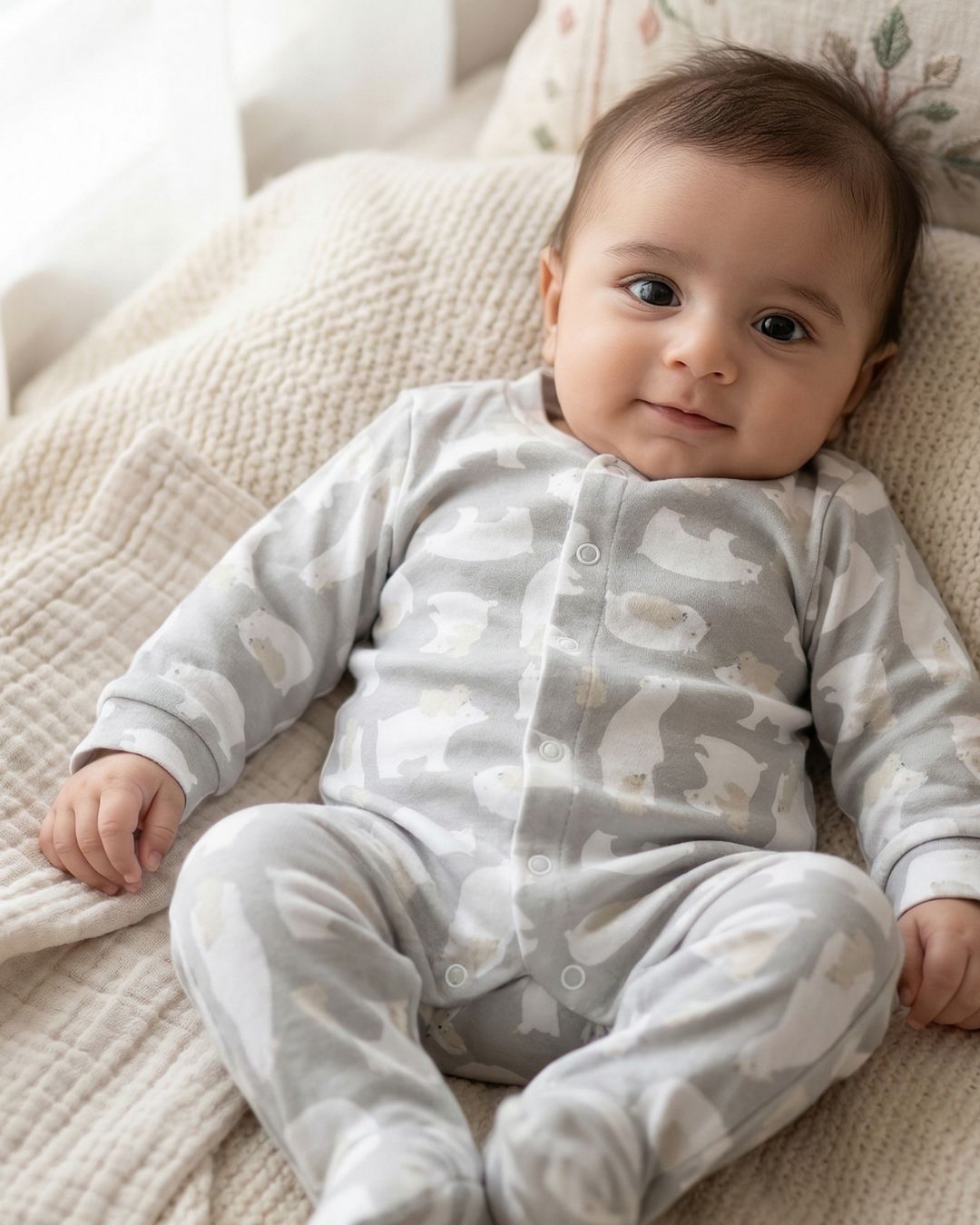 Baby Bear Soft Cotton Romper