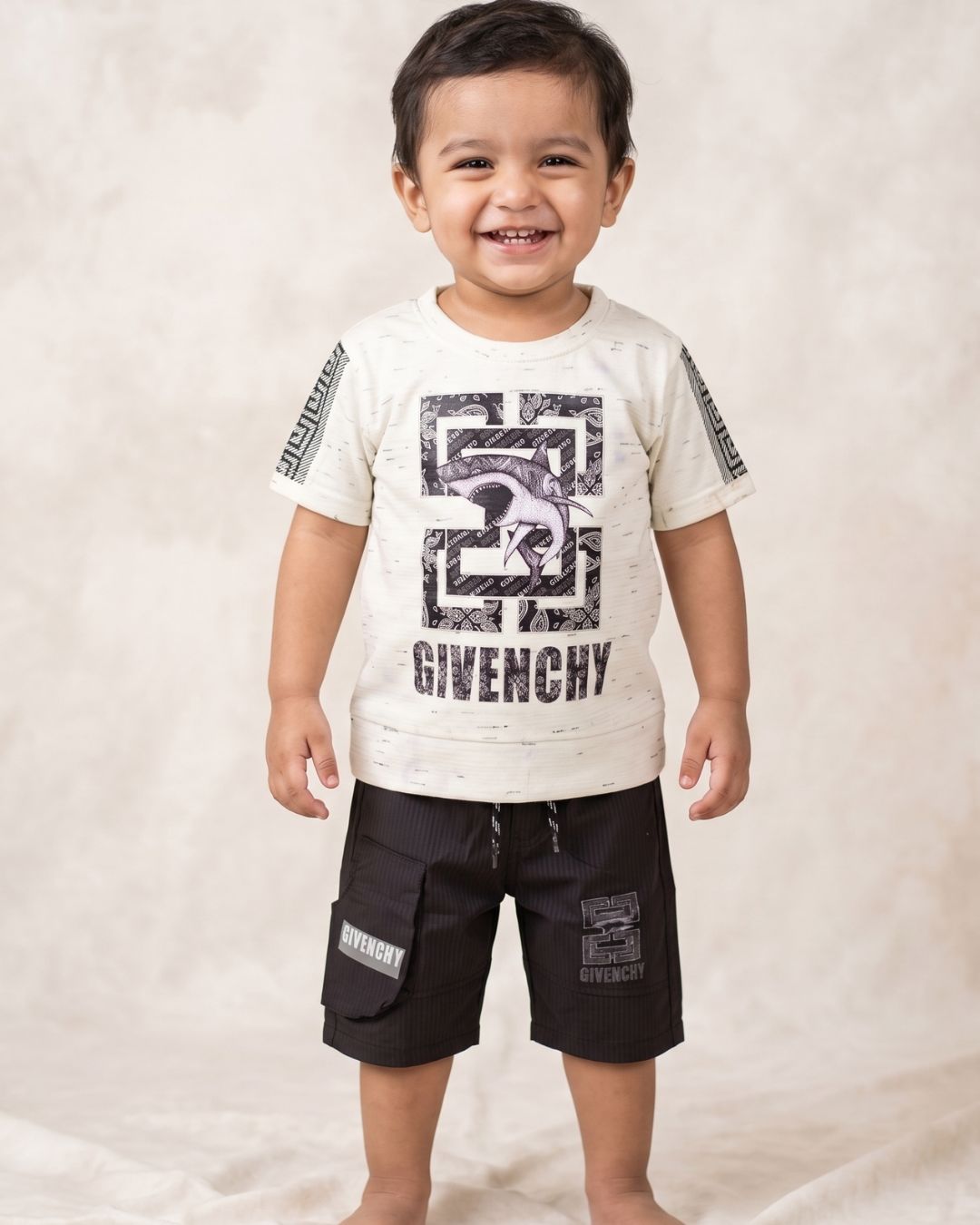 Boys 2-Piece Shark Summer Set