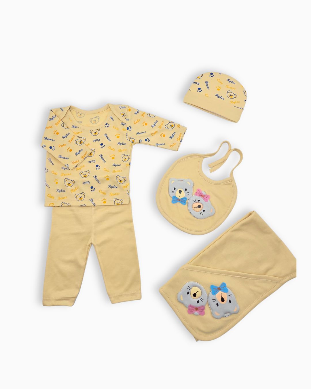 Cuddle Cub Bear 5-Piece - Beige