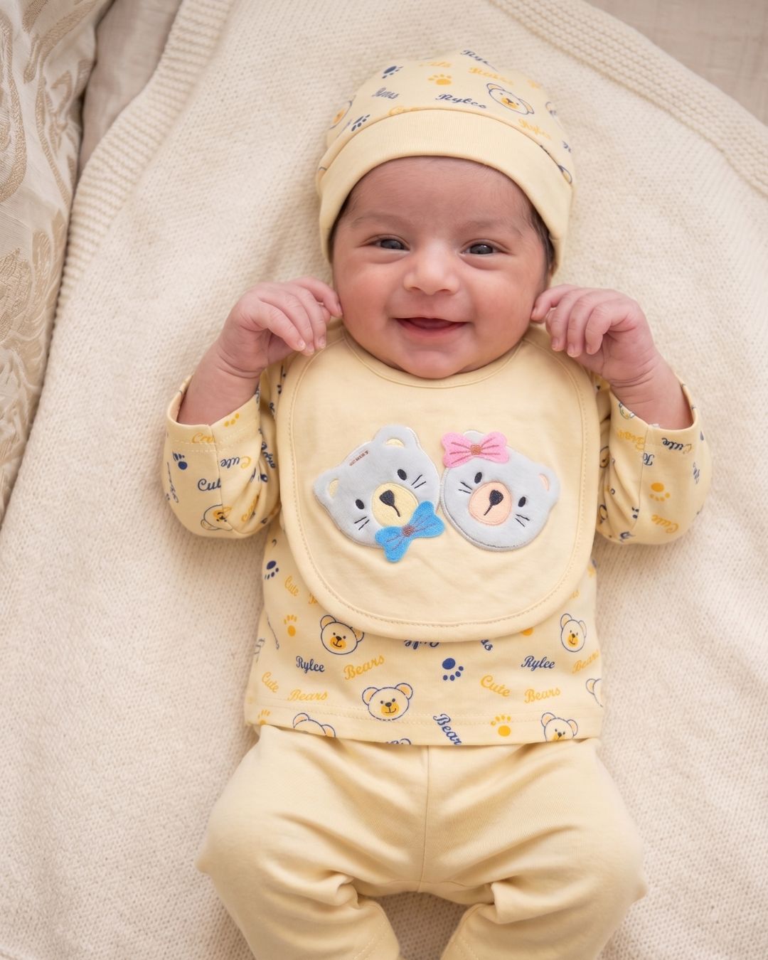 Cuddle Cub Bear 5-Piece - Beige