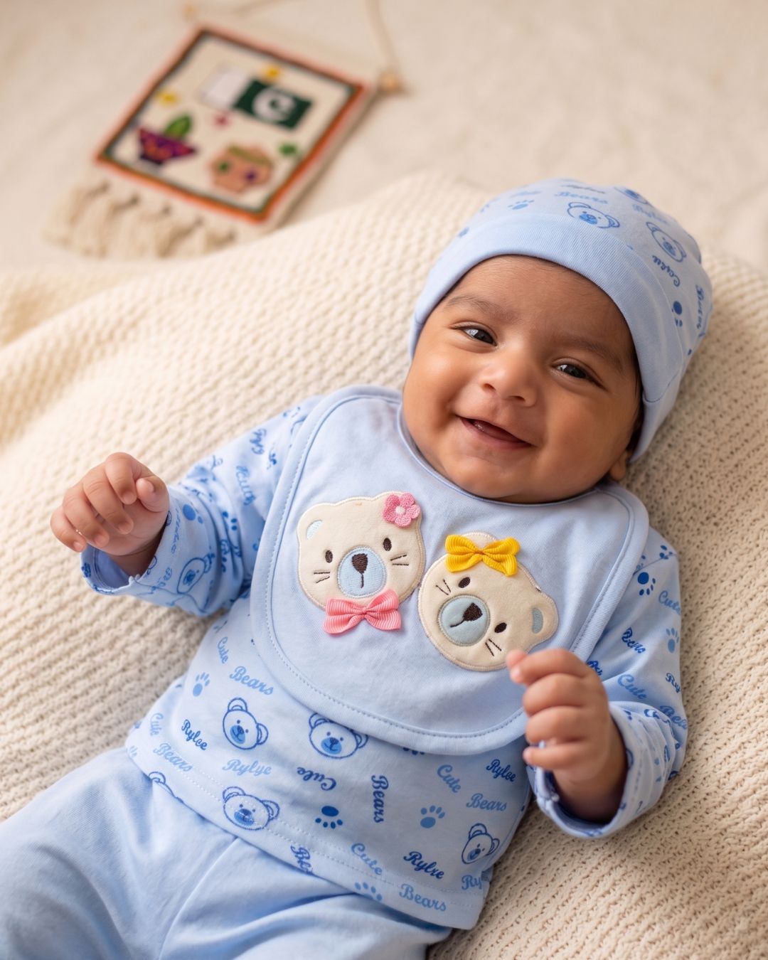 Cuddle Cub Bear 5-Piece - Blue