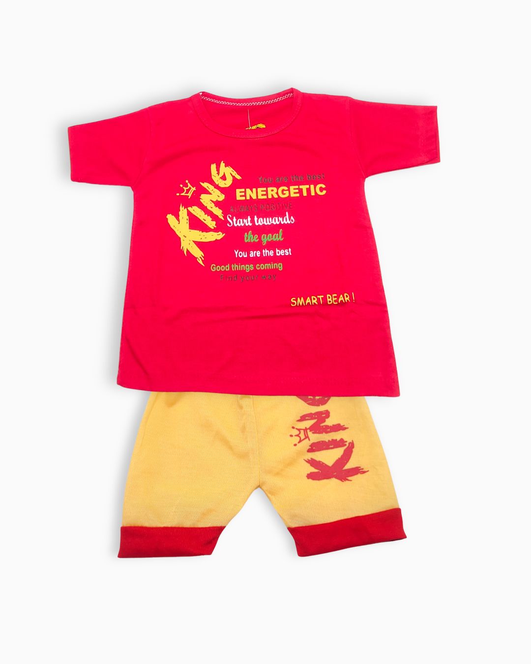 Energetic King Boys 2Pcs Summer Set - Navy-Red