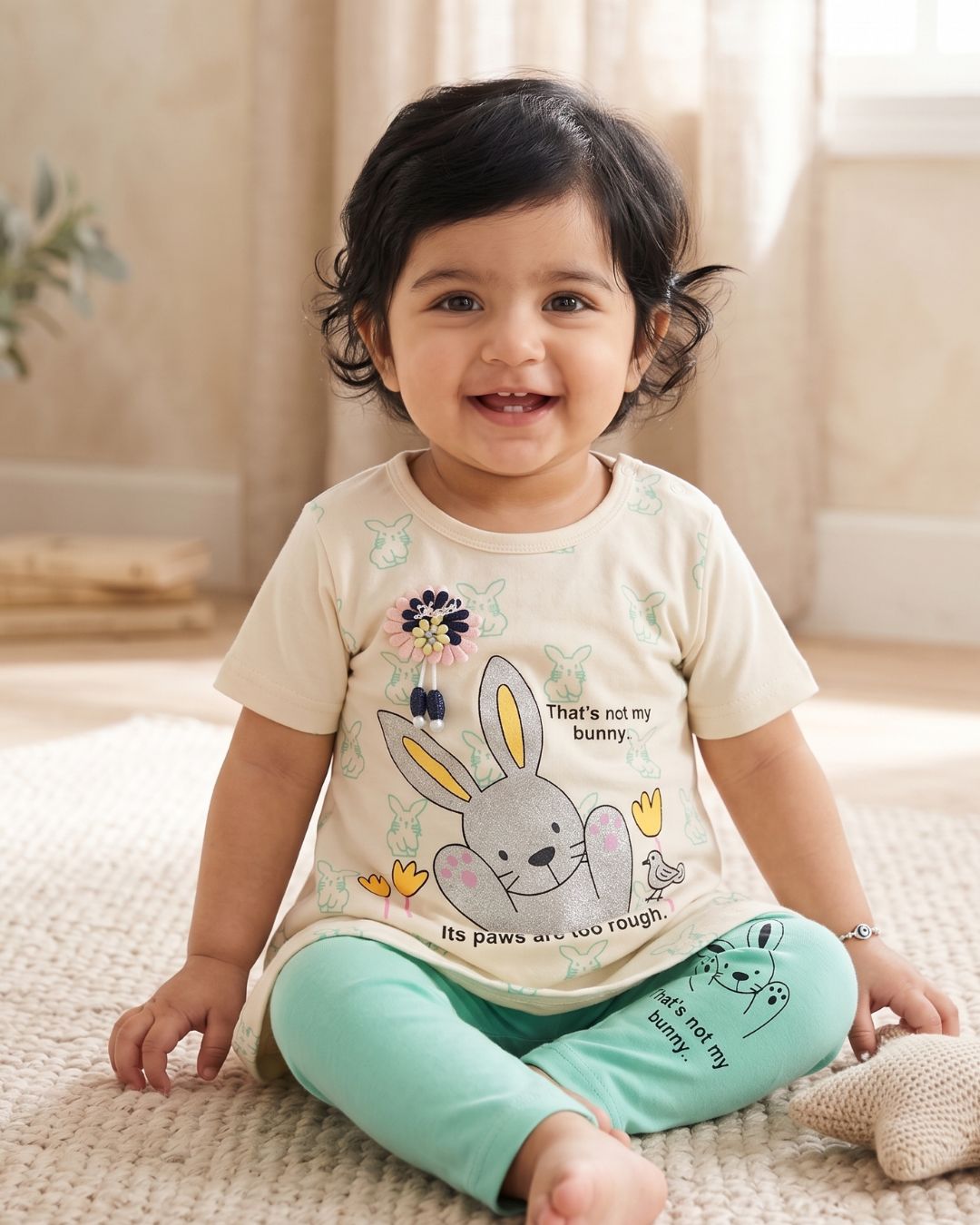 Fairytale Bunny Two-Piece - Green