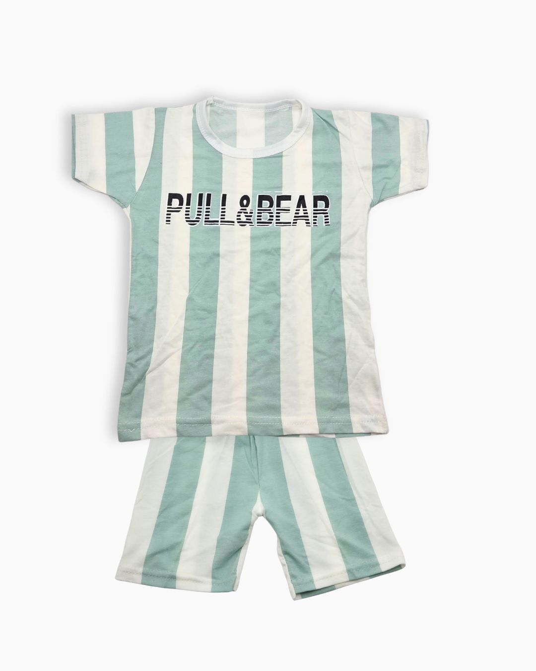 Kids Jordan Printed Summer T-Shirt & Shorts Set- Green
