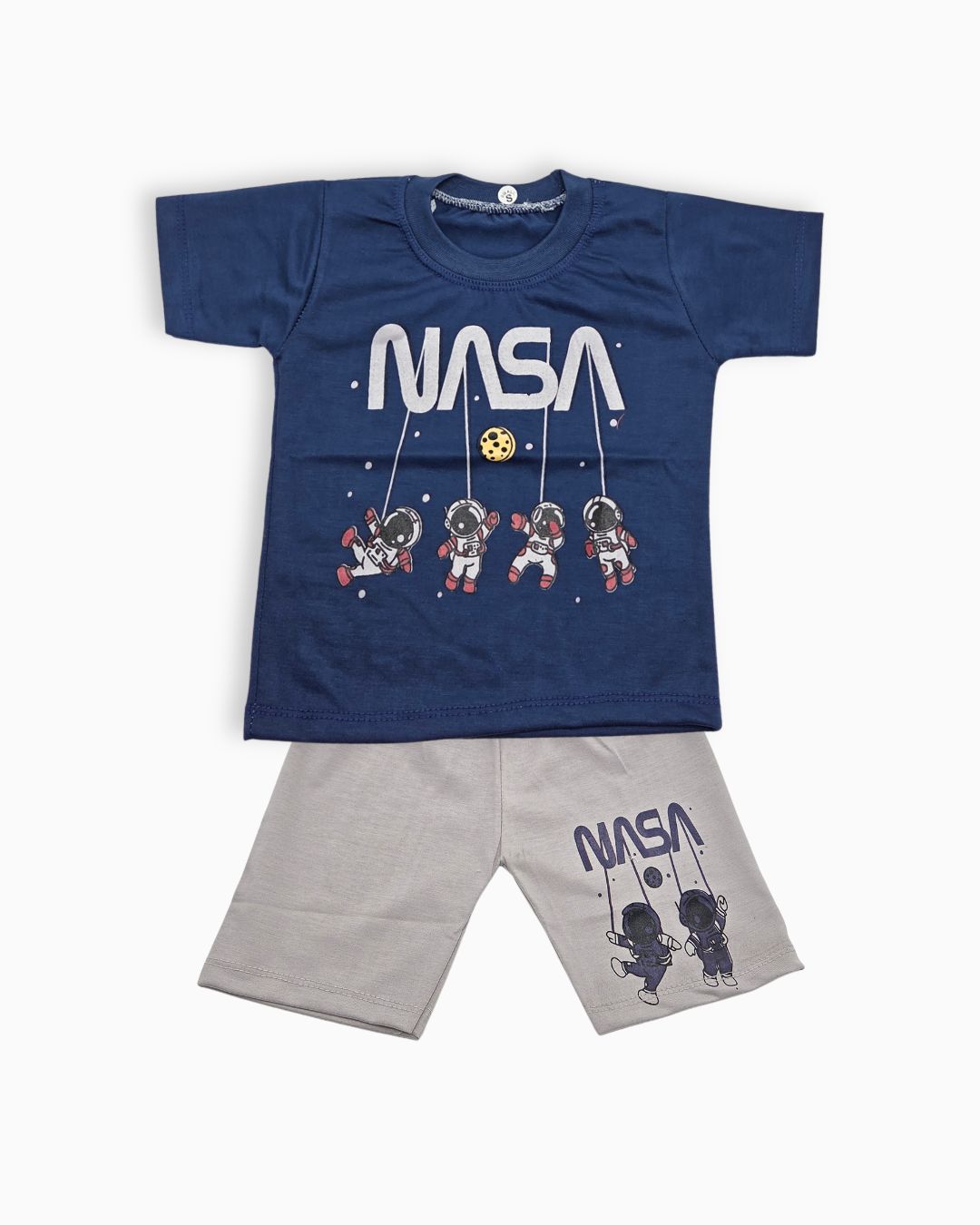 Little Astronaut Tshirt & Short Kit - Blue