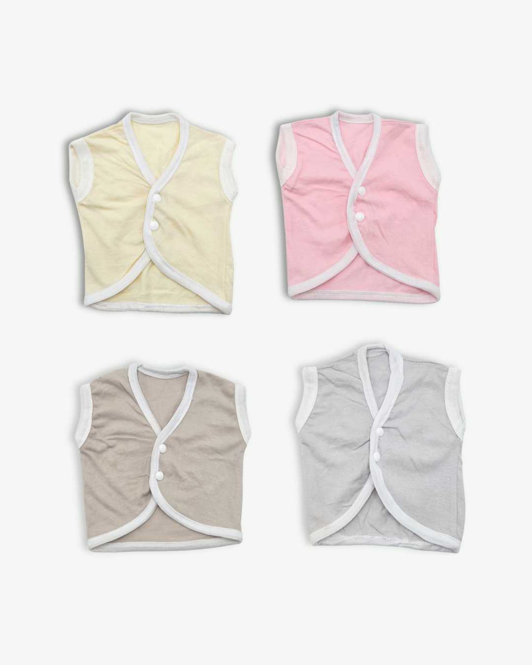 New Born Baby Vest (Pack of 4)