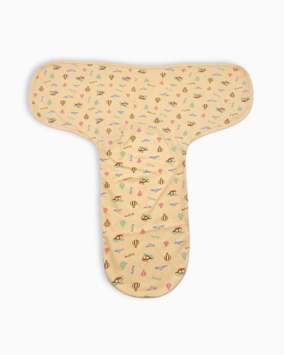 Newborn Baby Swaddle Wrap with Matching Cap - Brown