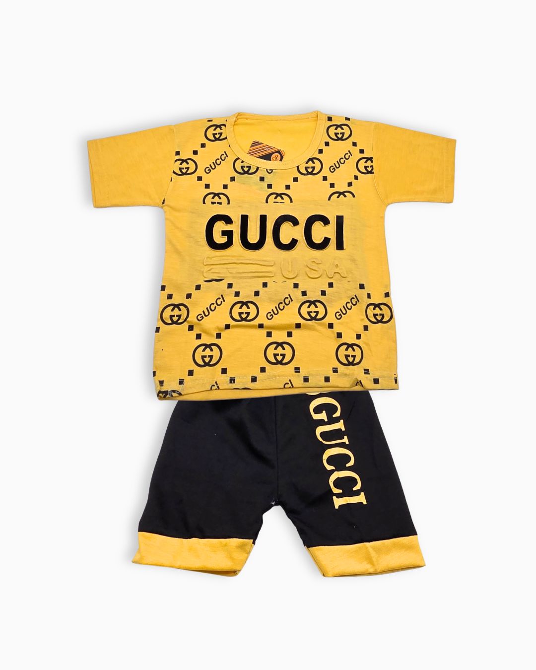 Premium Kids Summer Outfit-Yellow