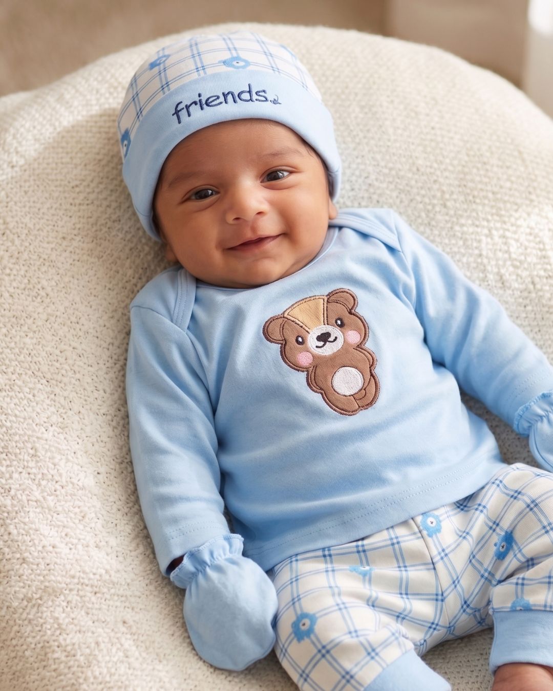 The Beary Friends Set 7-Piece - Blue