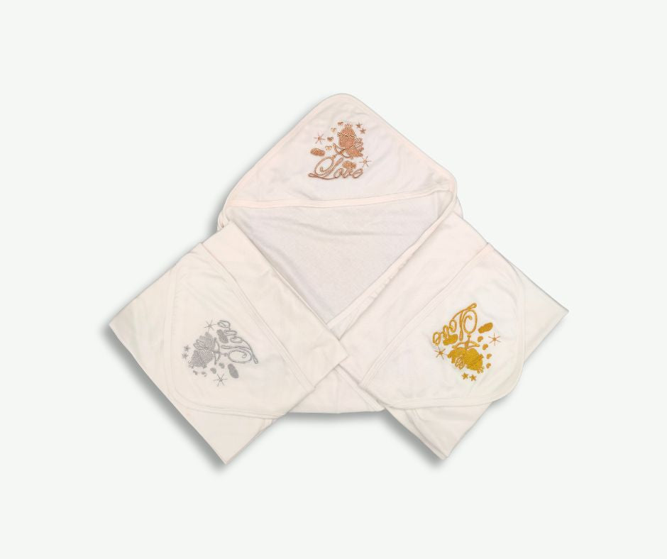 Baby Wrapping Sheet White